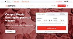 Desktop Screenshot of cotacao.com.br