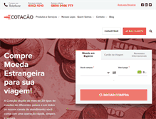 Tablet Screenshot of cotacao.com.br